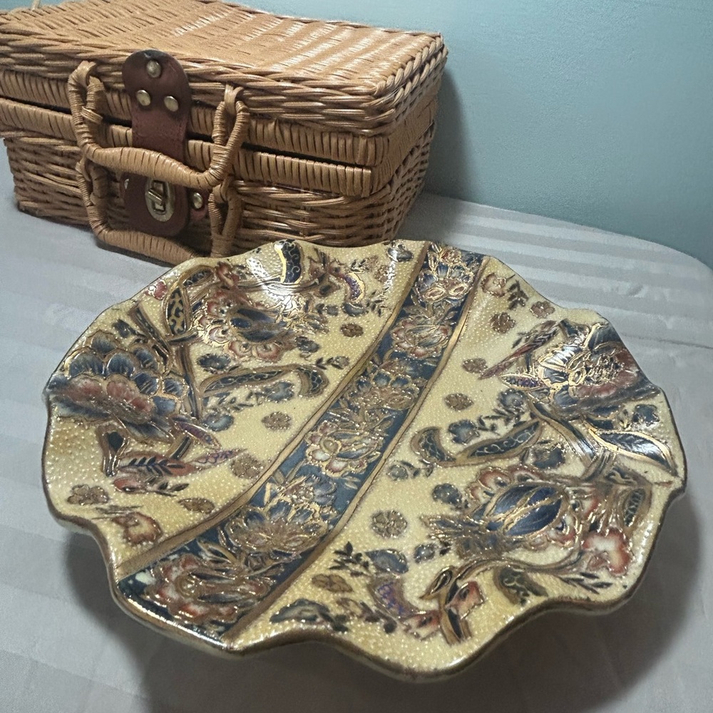 Vintage Japanese Royal Satsuma Plate - Picture 3 of 4